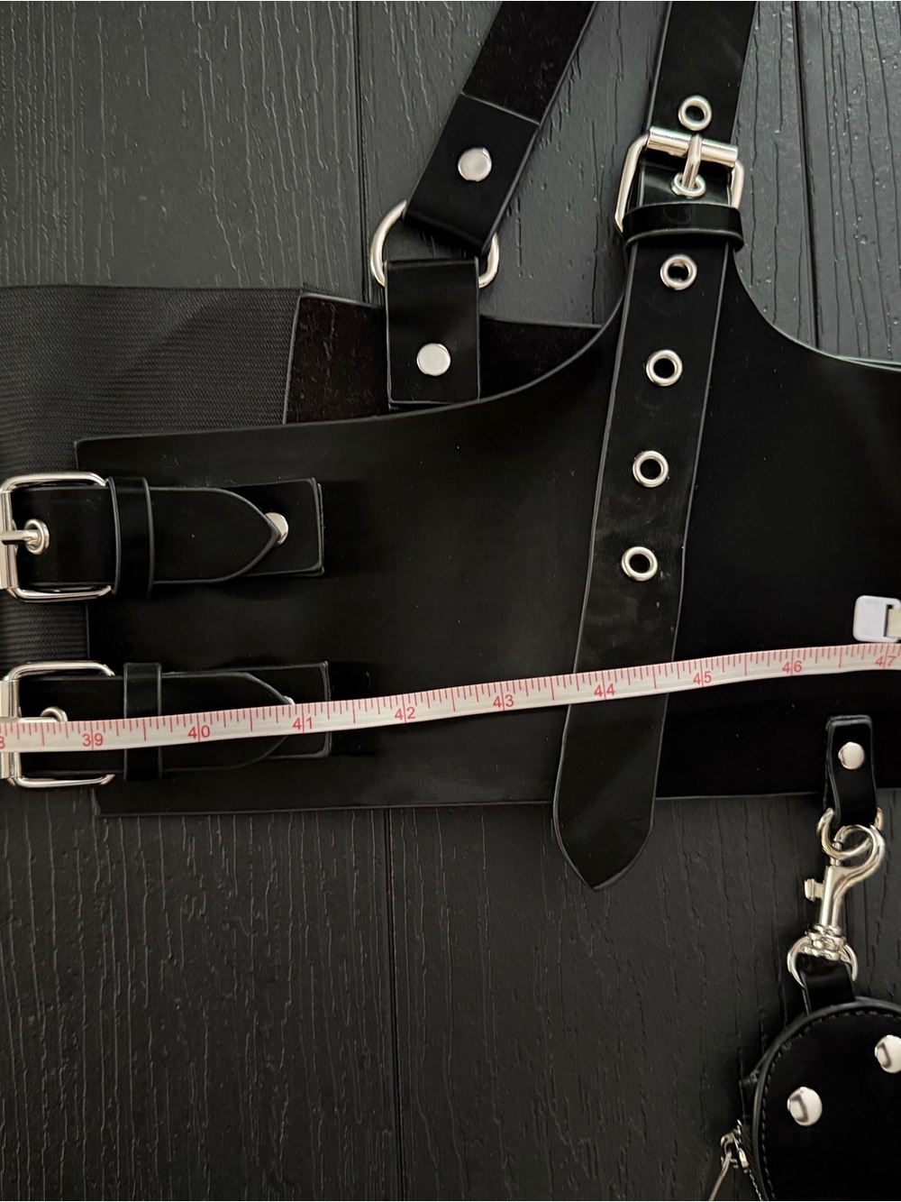 Foxblood Black Velvet Heart Harness - Picture 5 of 5